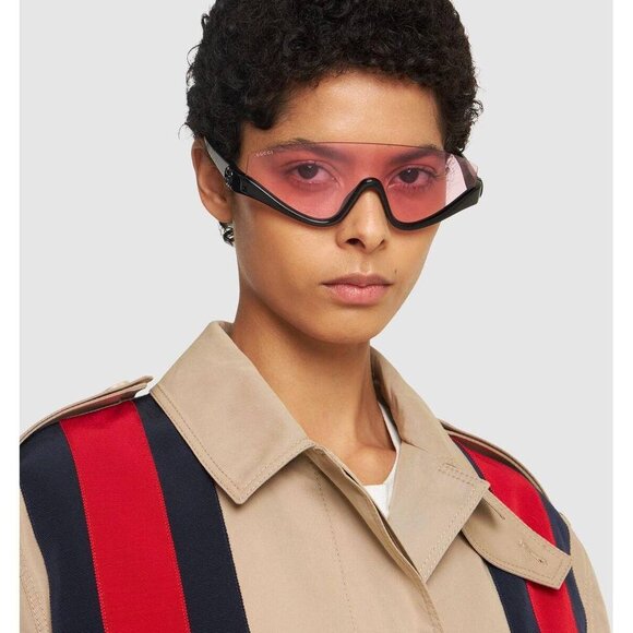 Final Price! Gucci GG1650S 002 Shiny Black Sunglasses - Picture 7 of 13